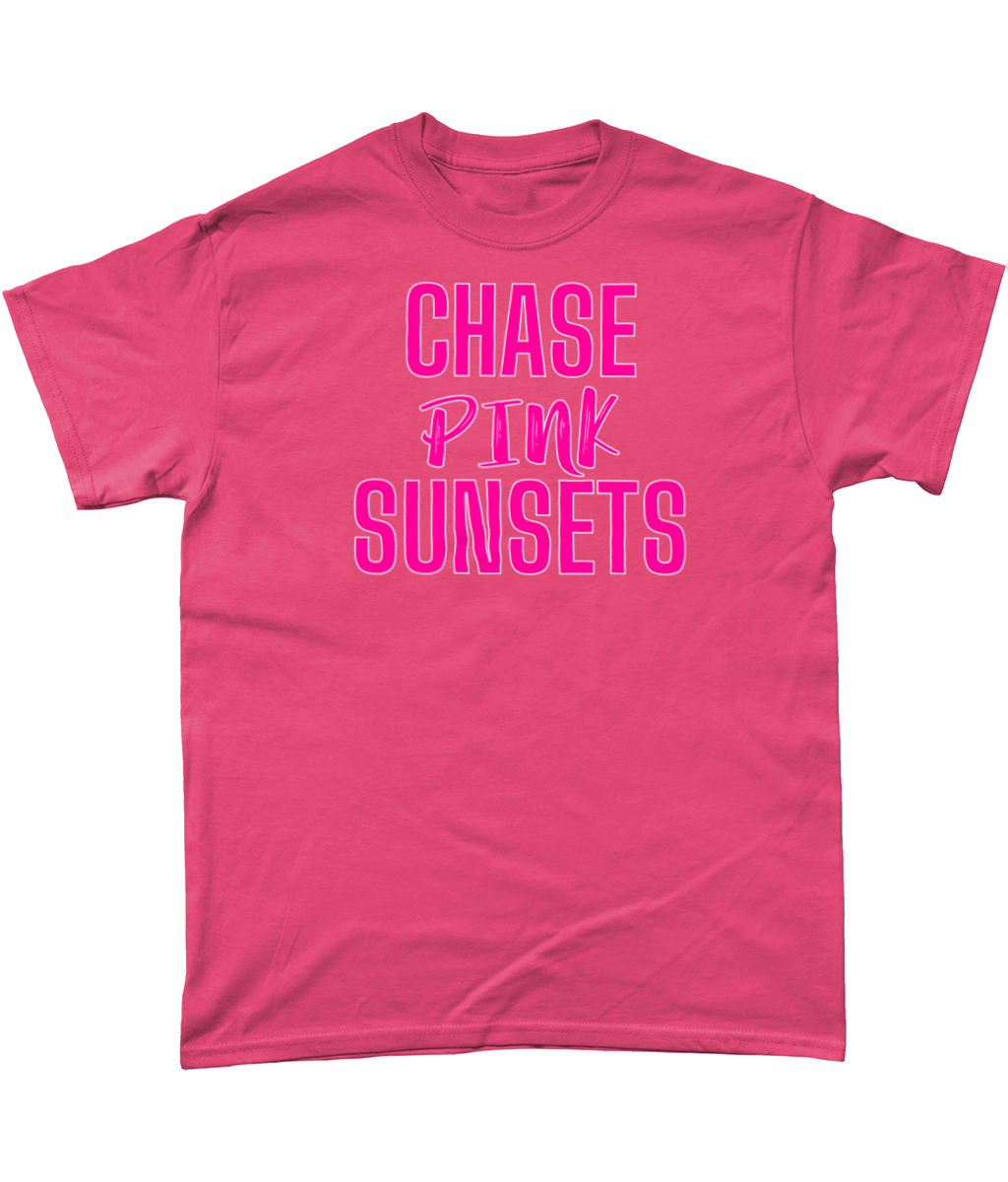 Chasing Pink Sunsets T-Shirt | Dreamy Colours, Magical Vibes