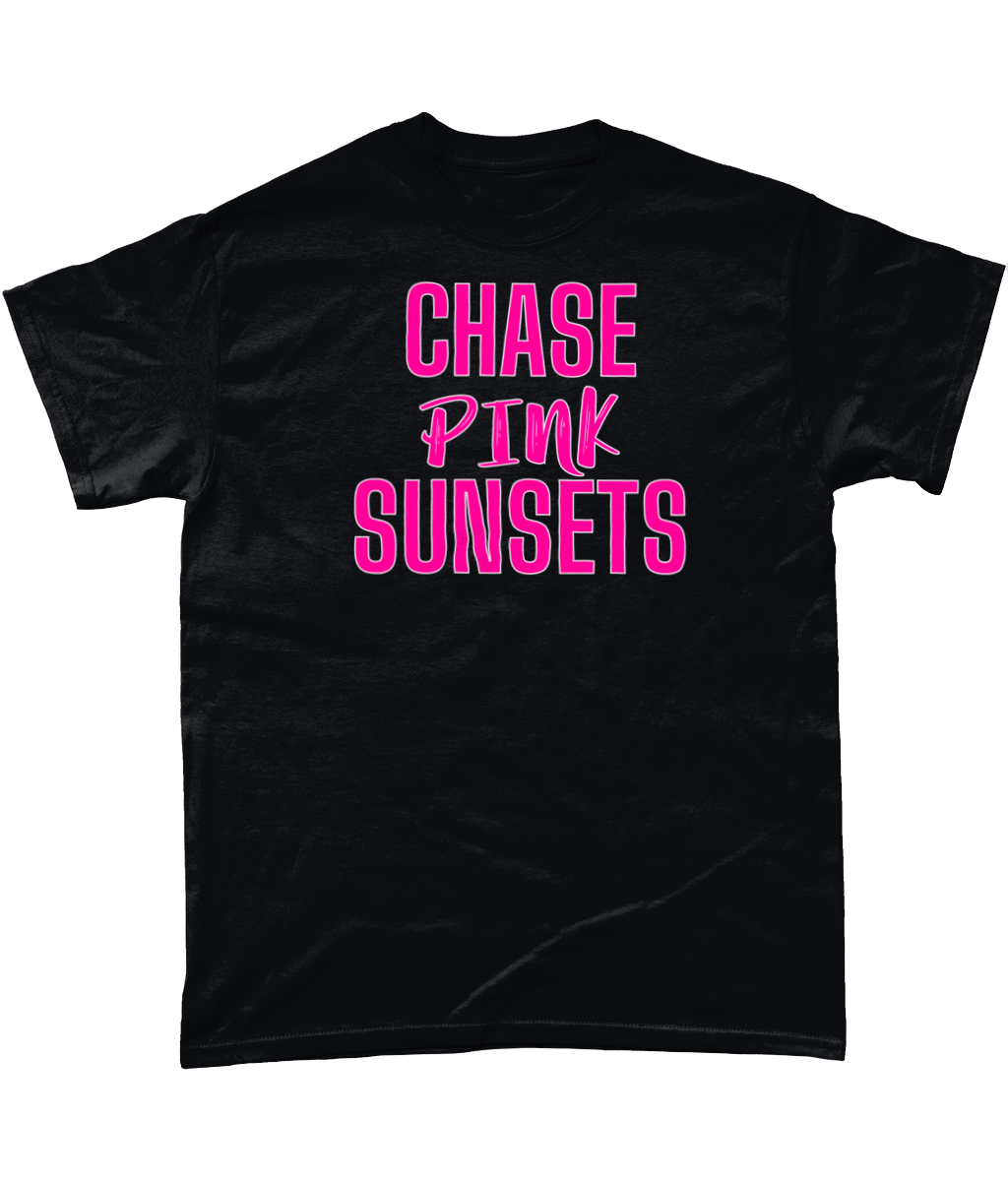 Chasing Pink Sunsets T-Shirt | Dreamy Colours, Magical Vibes