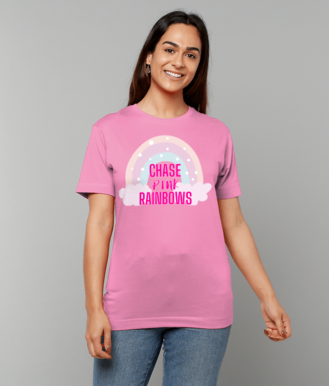 Chase Pink Rainbows - T-Shirt for Positivity & Style