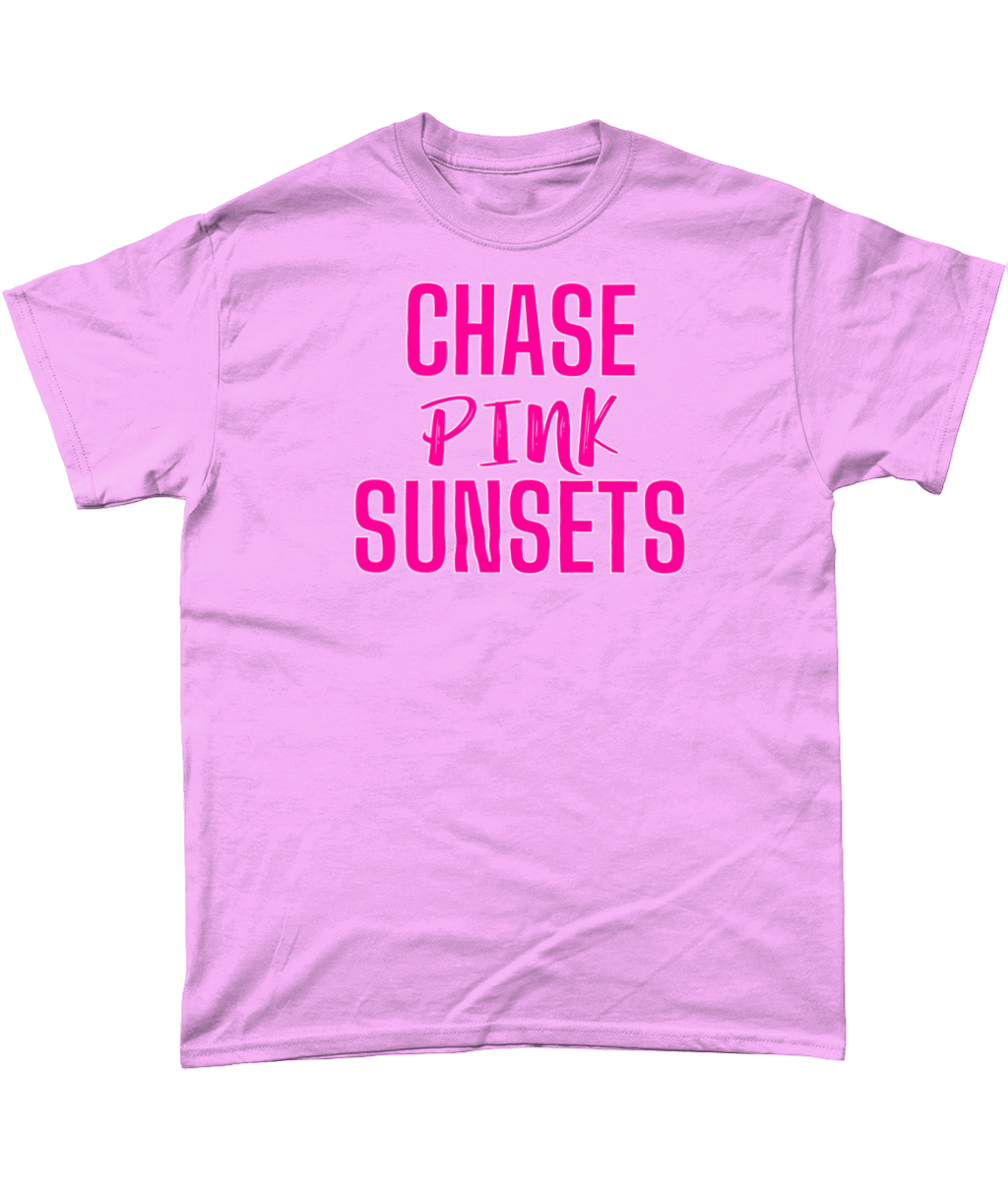 Chasing Pink Sunsets T-Shirt | Dreamy Colours, Magical Vibes