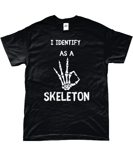 Novelty Unisex Halloween Skeleton T-shirt