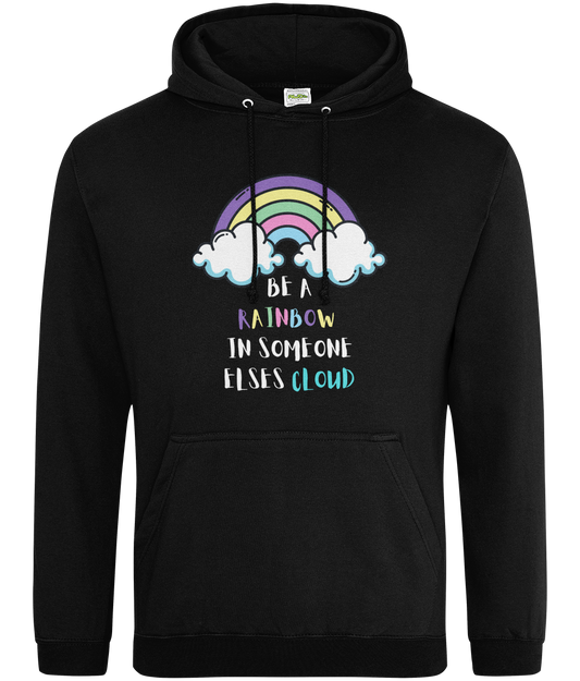 Be a Rainbow black hoodie.