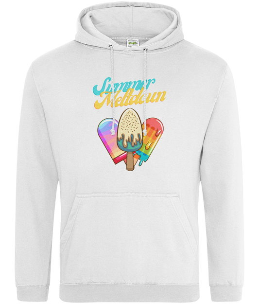 White Summer Meltdown Hoodie